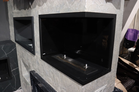 Угловой встраиваемый биокамин Firezo L'angolo Sinistro 1800